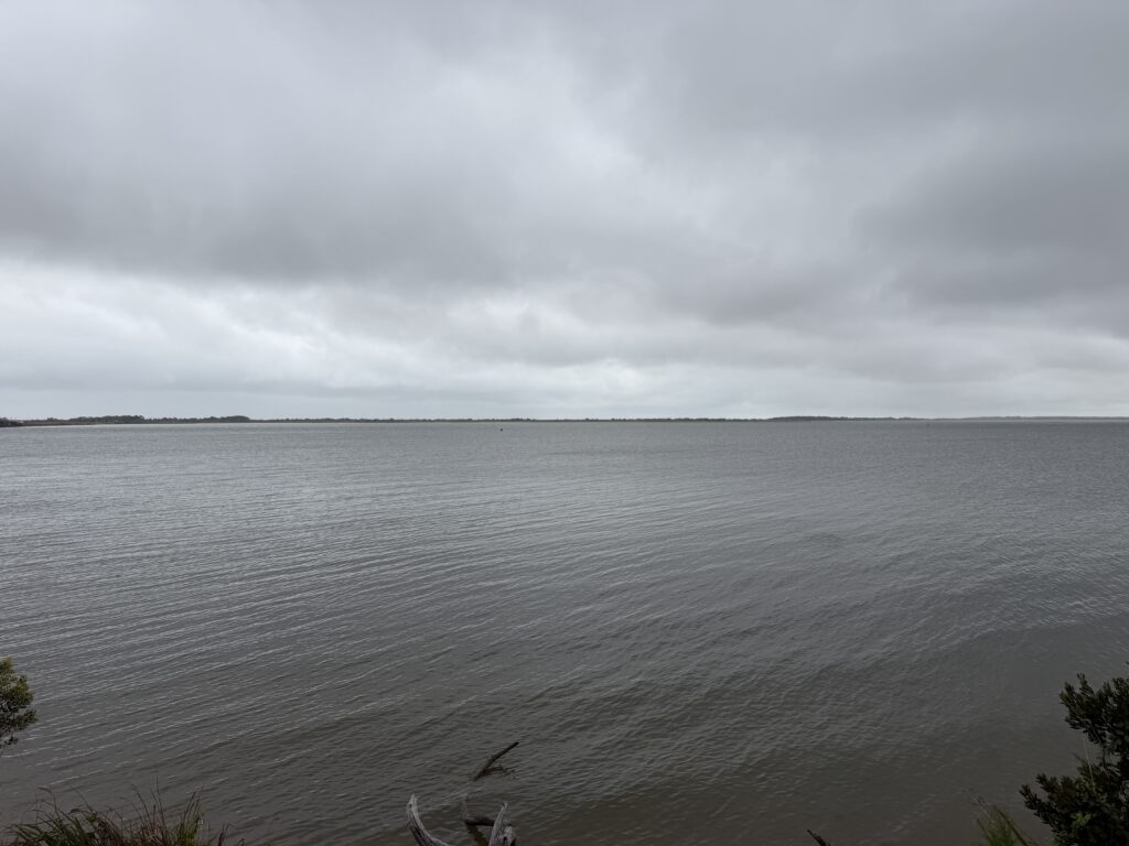 AINS water The bay at Assateague Island on an overcast September morning