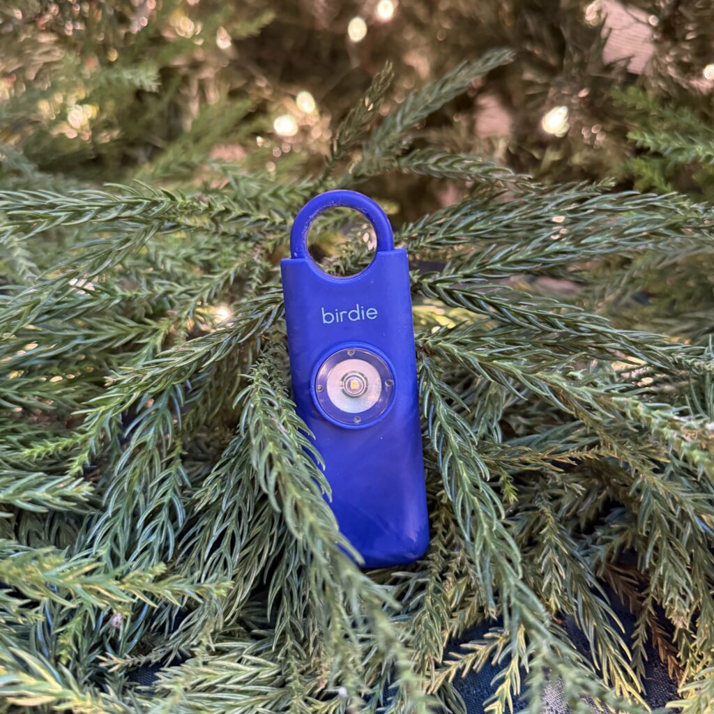 My Birdie goes on the trail with me wherever I go. The personal safety alarm alerts those around me that something is wrong.