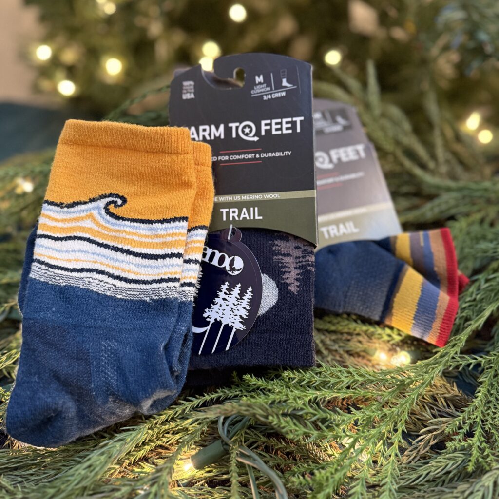 Farm to Feet socks provide the comfort needed for long days outside.
