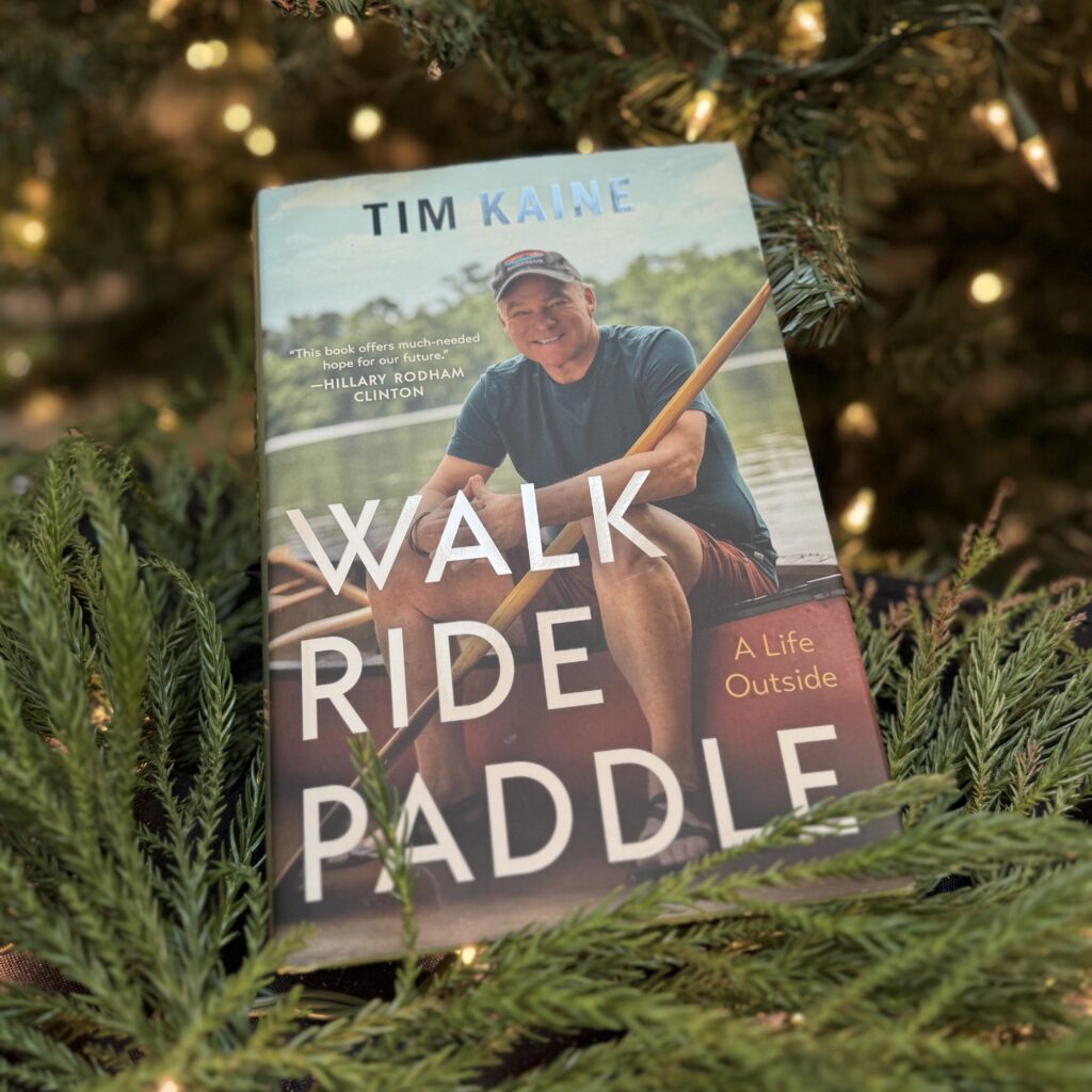 Senator Tim Kaine gives us a glimpse into his journey to walk the Appalachian Trail, ride the Blue Ridge Parkway, and paddle the James River in his book 