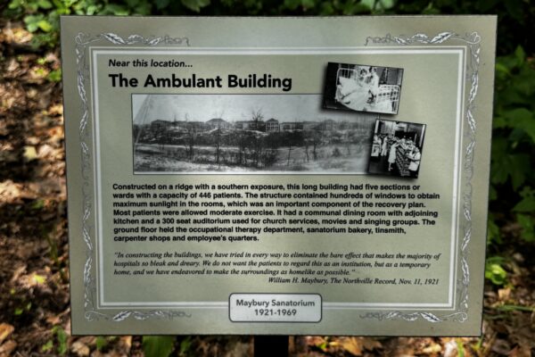 Maybury State Park sign