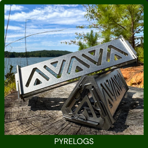 PyreLogs reusable steel campfire bases