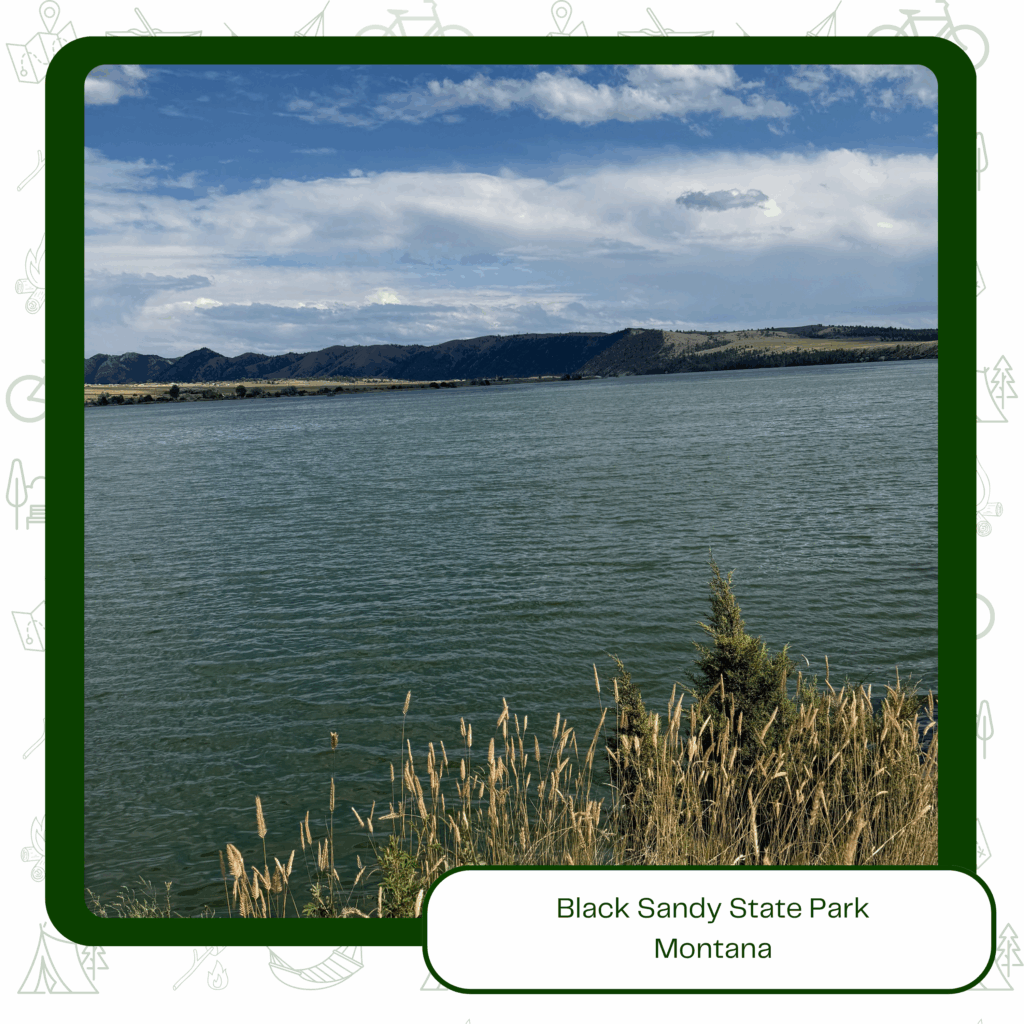 Black Sandy State Park, located in Helena, MT, is a boaters paradise.  With campsites right on the dock, you are always steps away from your boat and great recreation