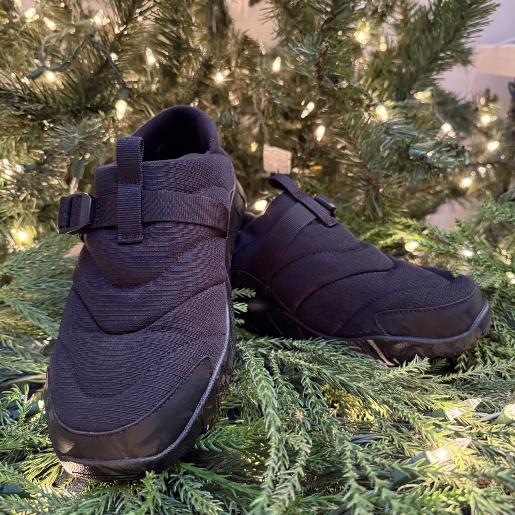 Teva ReEmber camp shoes are warm and cozy and sturdy enough to be an outdoor shoe for relaxing at camp.