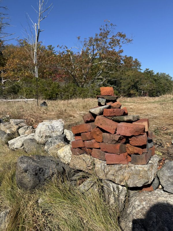 fpnm - bricks Old bricks on the shore of the Damariscotta River, remnants of the Perkins family brickyard